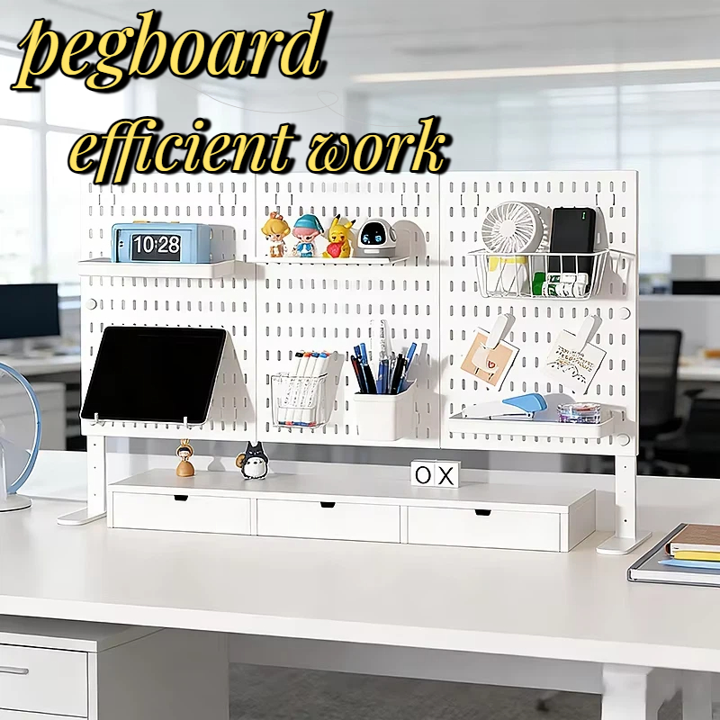 Desk Setup Room - Panneau perforé de bureau en PP