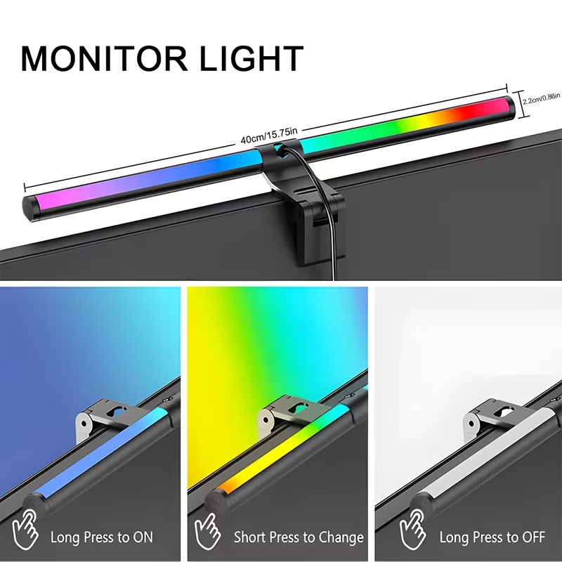 Barre lumineuse RGB pour monit - Desk Room Setup avis et prix