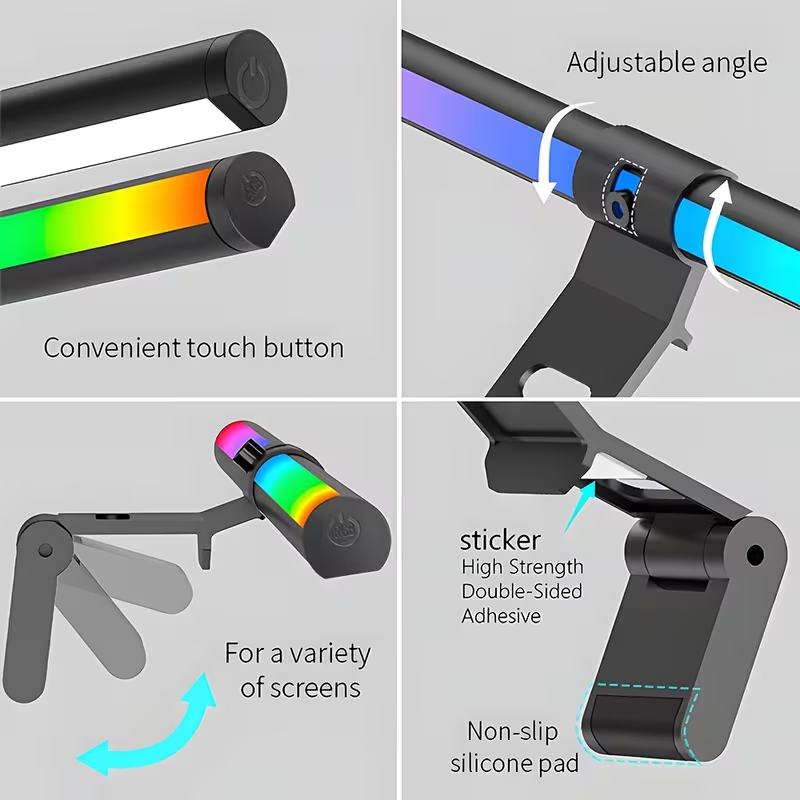 Barre lumineuse RGB pour monit - Desk Room Setup avis et prix