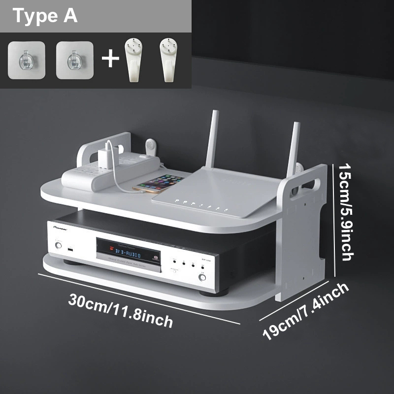 Étagère murale pour routeur et - Desk Setup Room avis et prix