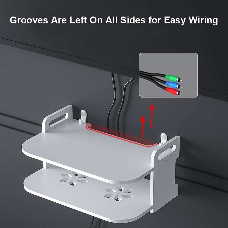Étagère murale pour routeur et - Desk Setup Room avis et prix