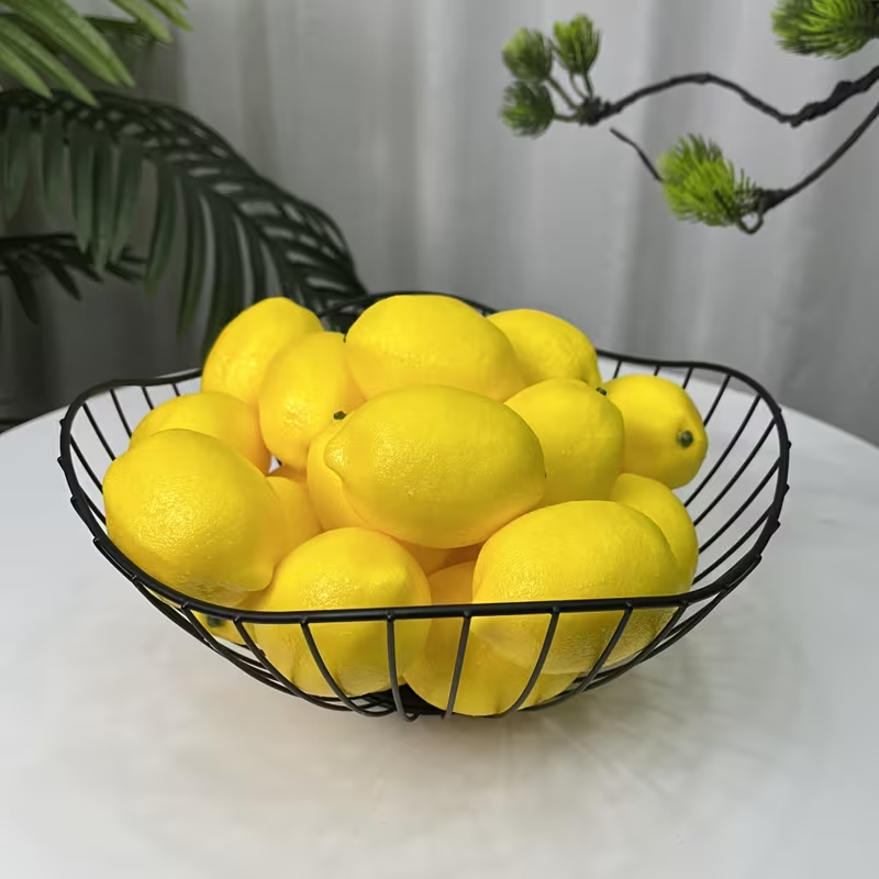 6/12 pièces, citron jaune arti - Yellow Desk Setup avis et prix