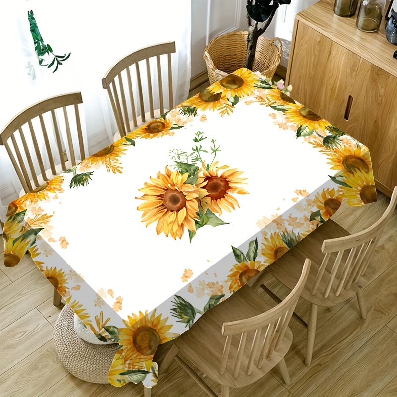 Nappe rectangulaire imprimée t - Yellow Desk Setup avis et prix