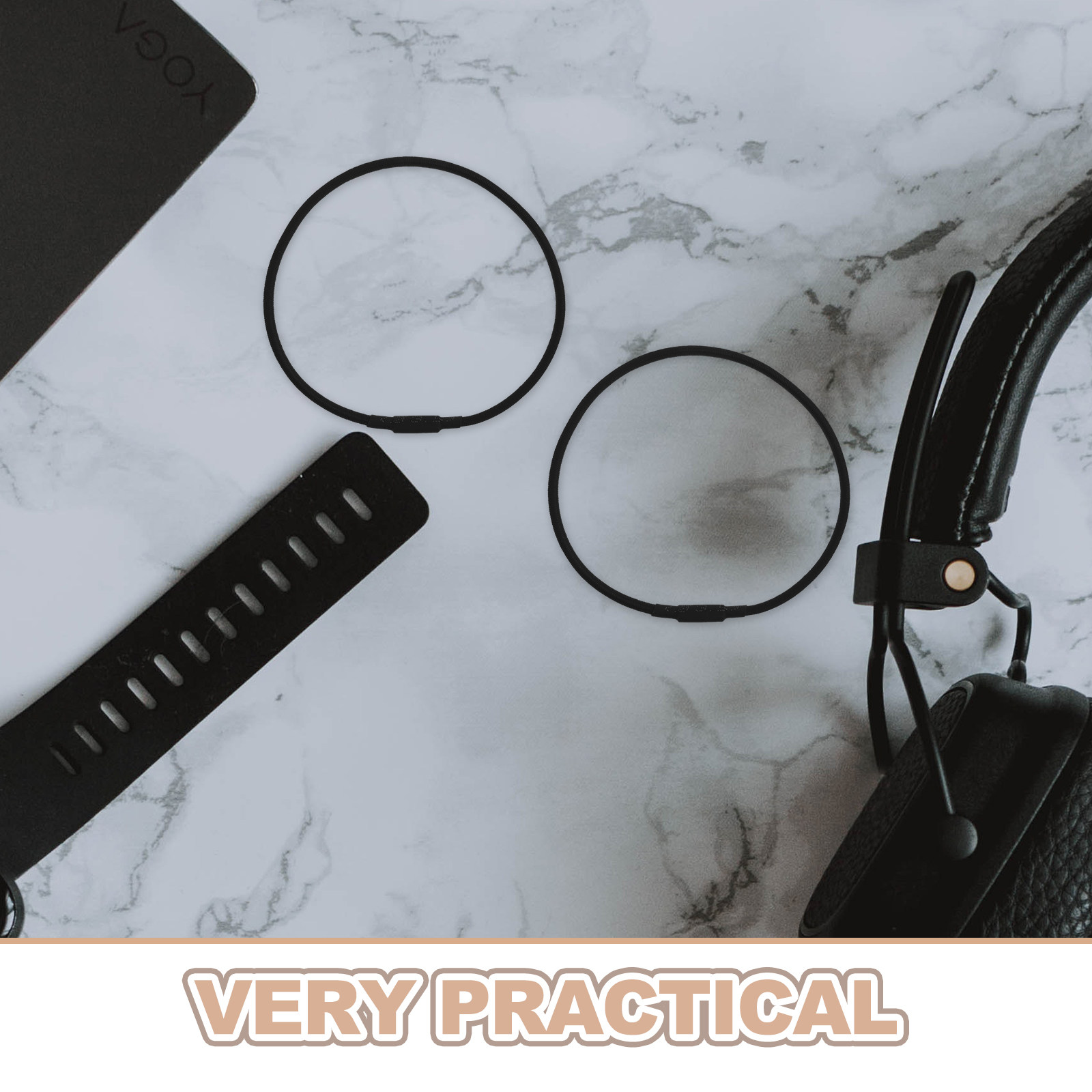 12 pièces de bandes élastiques - Desk Setup With Mic avis et prix