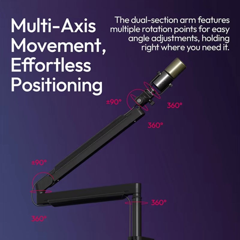 Super promotion : Bras de micr - Desk Setup With Mic avis et prix
