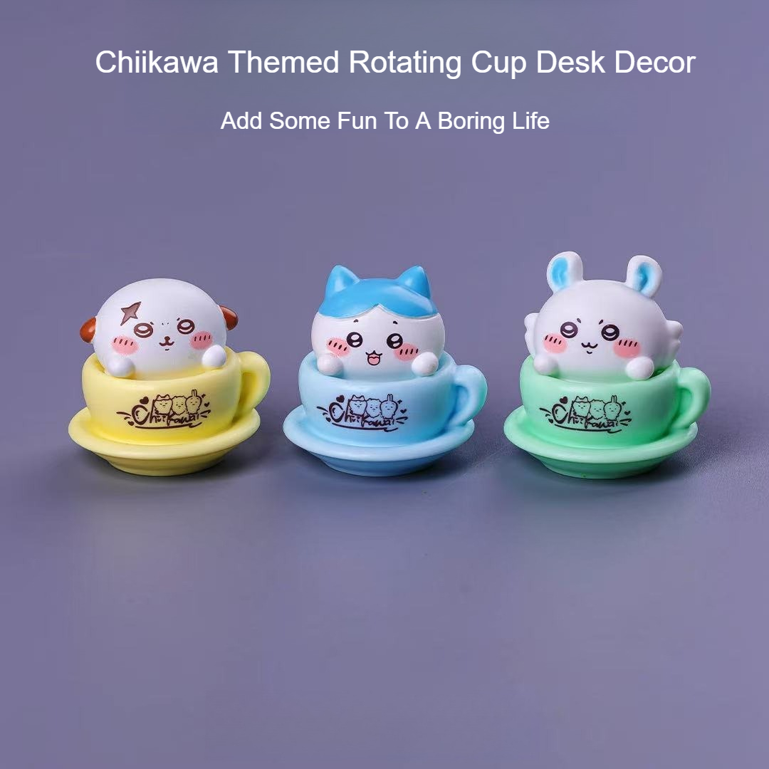 Figurine rotative Chiikawa, mi - Desk Setup Room avis et prix