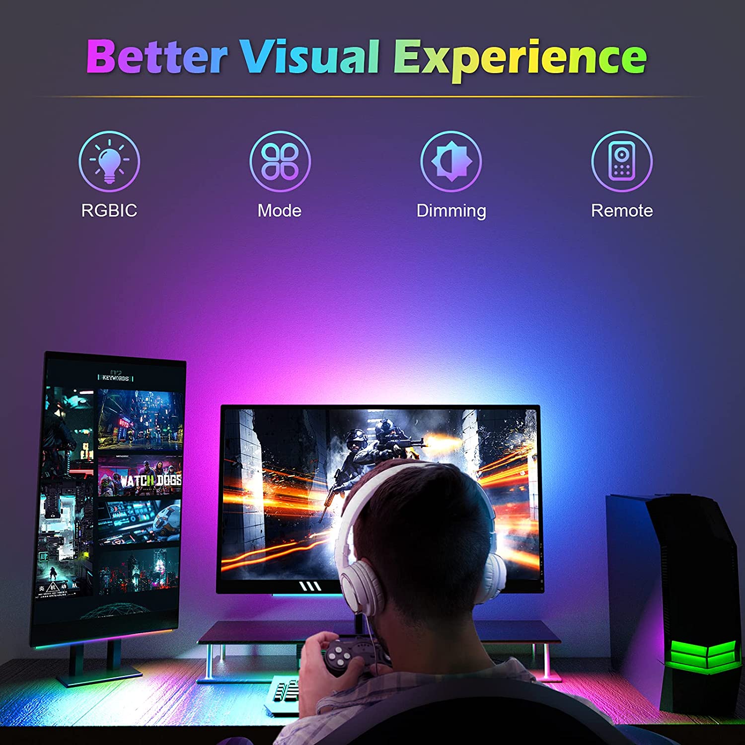 Barre lumineuse RGB Dreamcolor - Desk Room Setup avis et prix